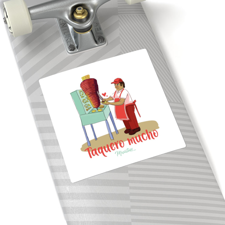 Taquero Mucho Square Sticker