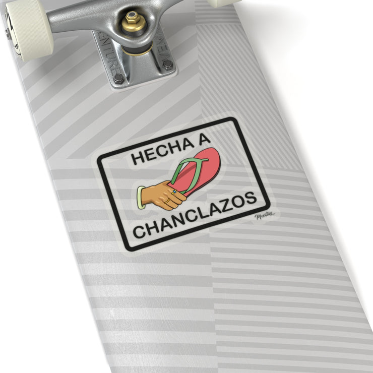 Hecha a Chanclazos Sticker