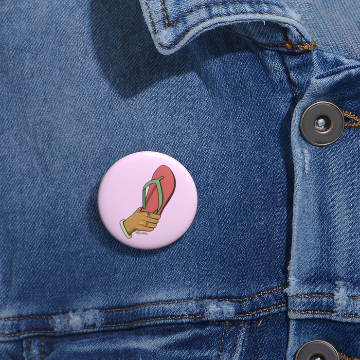La Chancla Pin Button
