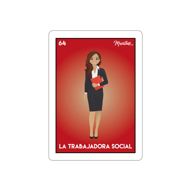 La Trabajadora Social Sticker