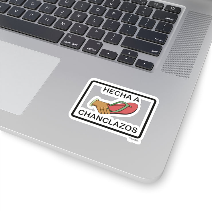 Hecha a Chanclazos Sticker