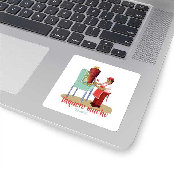 Taquero Mucho Square Sticker