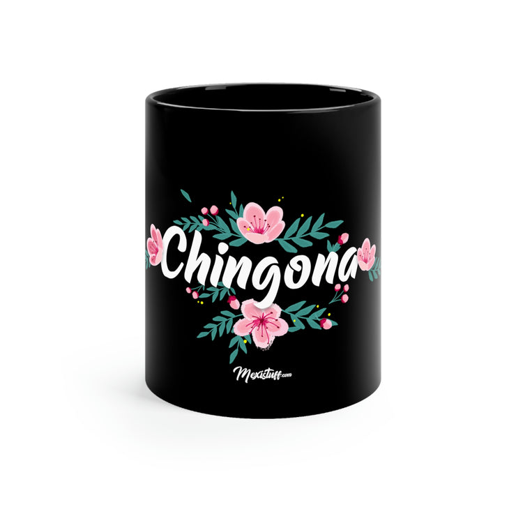 Chingona Flowers Mug