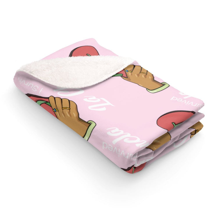 I Survived Blanket (Pink)