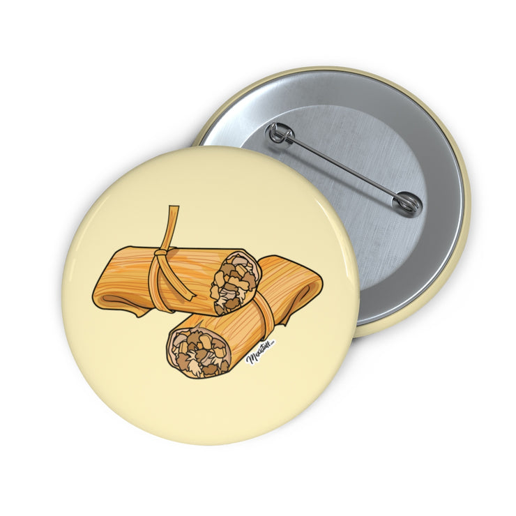 Tamales Pin Button