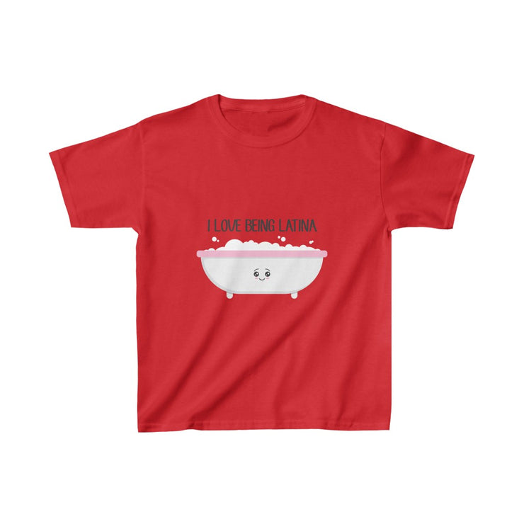 I Love Being Latina Young Kids Tee