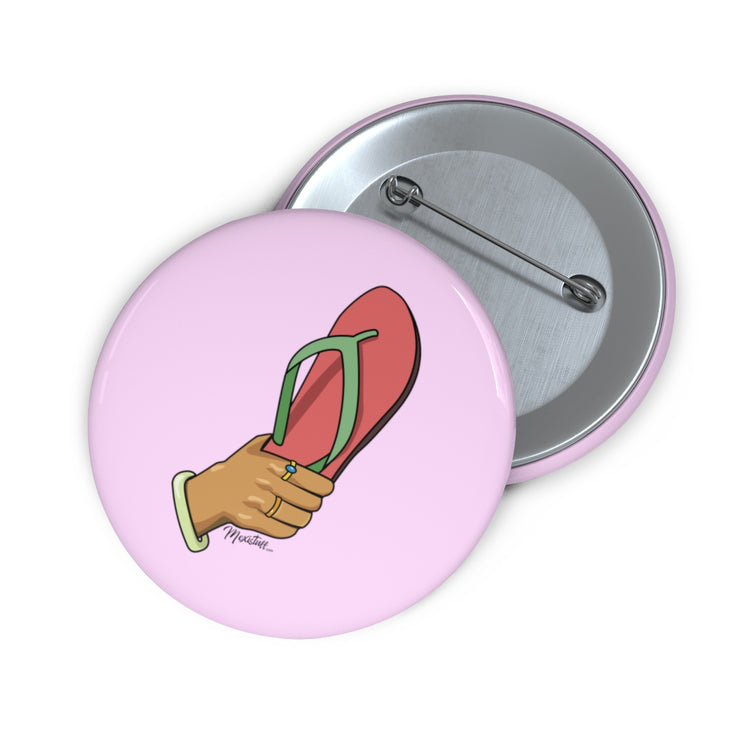 La Chancla Pin Button