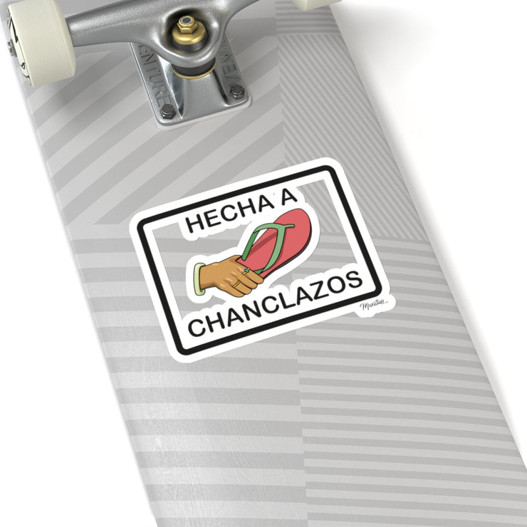 Hecha a Chanclazos Sticker
