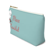 Fleece Navidad Accessory Bag