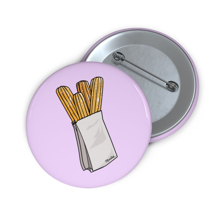 Churros Pin Button