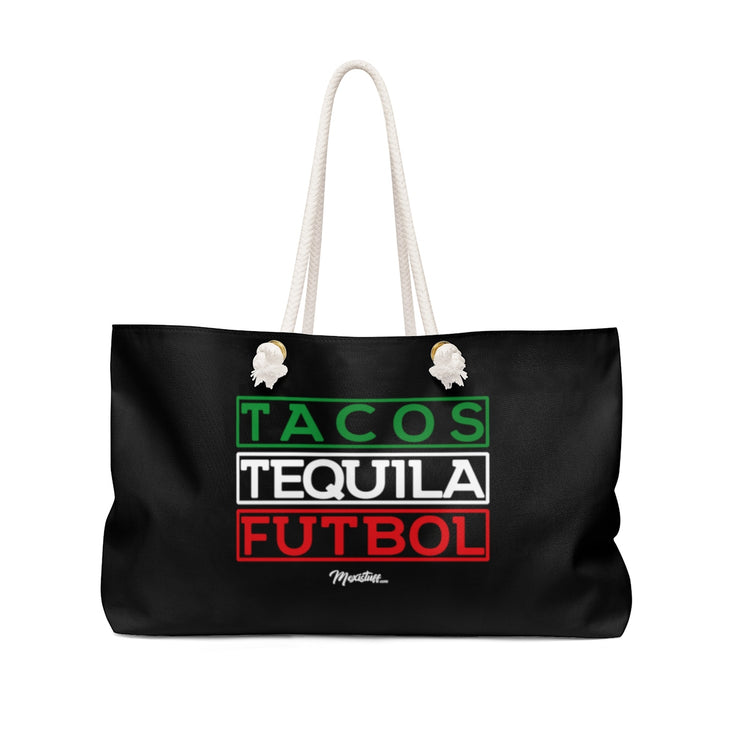 Tacos, Tequila y Futbol Weekender Bag
