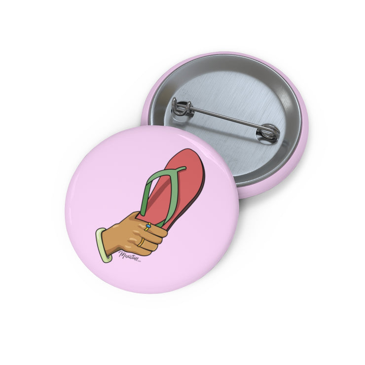 La Chancla Pin Button
