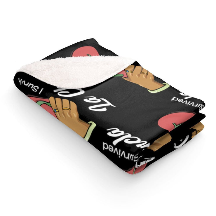 I Survived Blanket (Black)