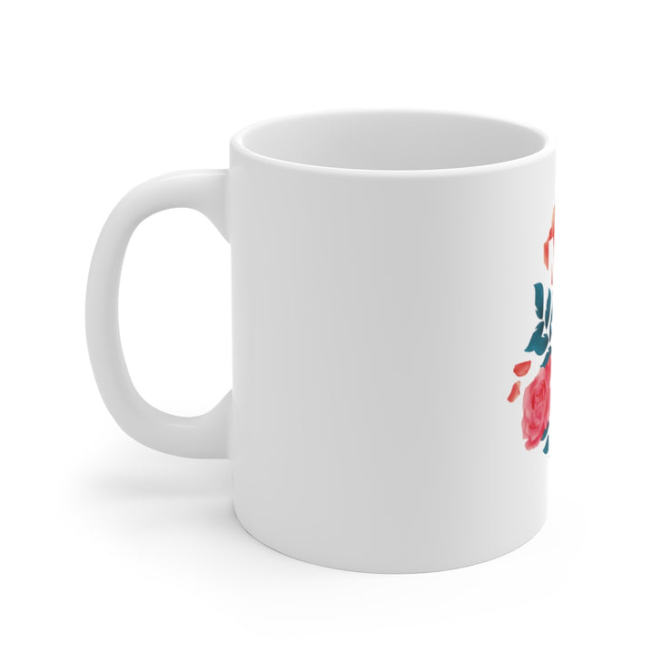 México Y Rosas Mug