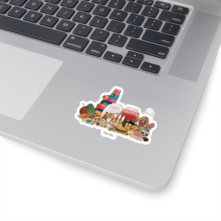 Mexistuff Design With Virgen Sticker