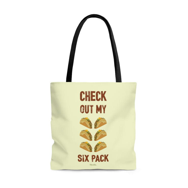 Check Out My Sixpack Tote Bag