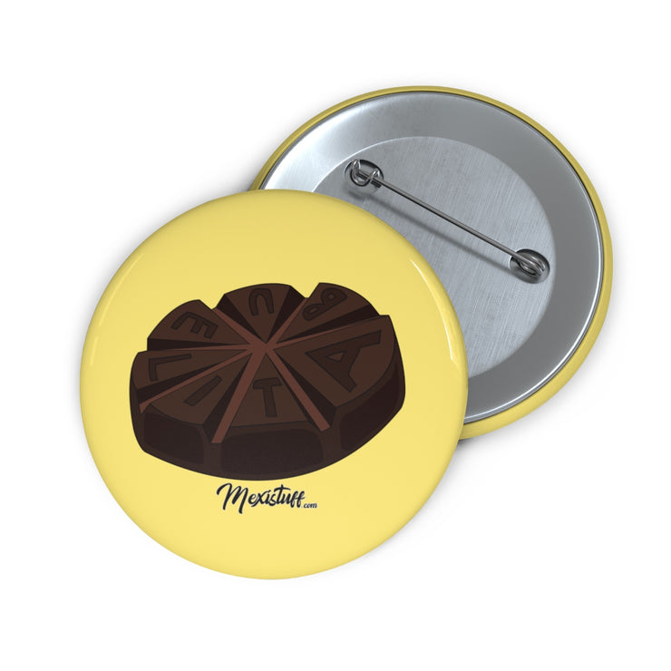 Chocolate Abuelita Pin Button