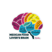 Mexican Food Lover's Brain Sticker