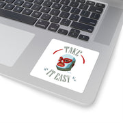 Take It Easy Square Sticker