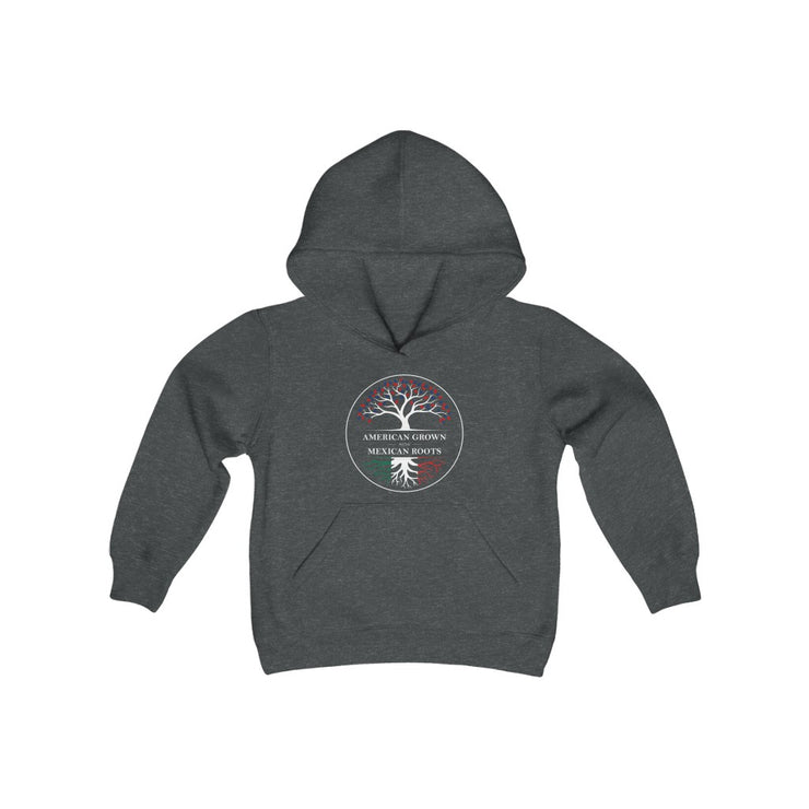 American Grown Mexican Roots Kids Hoodie