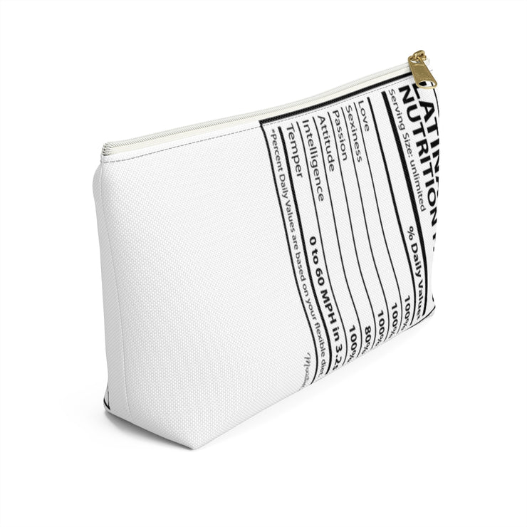Latina Nutritional Facts Accessory Bag