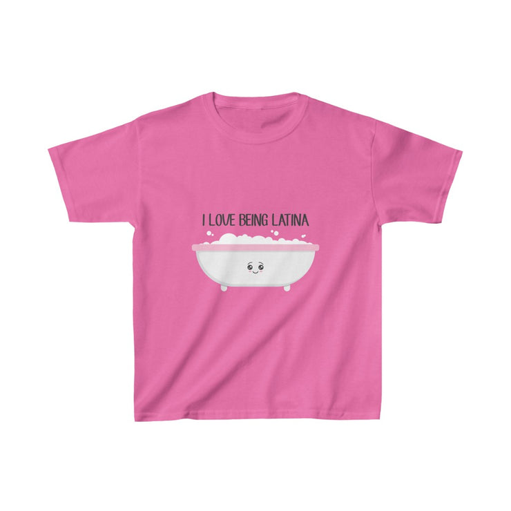 I Love Being Latina Young Kids Tee