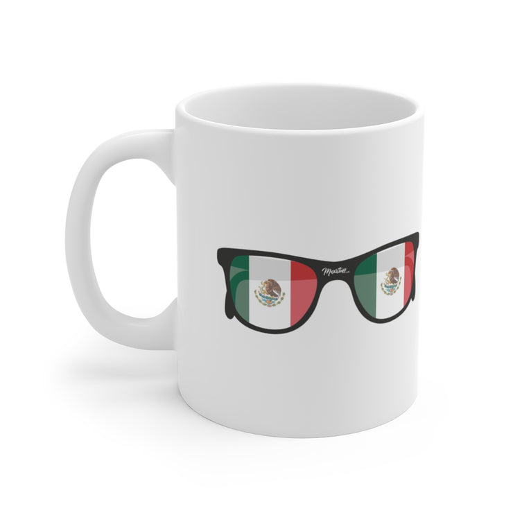 Mexican Flag Sunglasses Mug