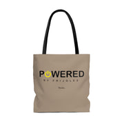 Powered By Frijoles Tote Bag