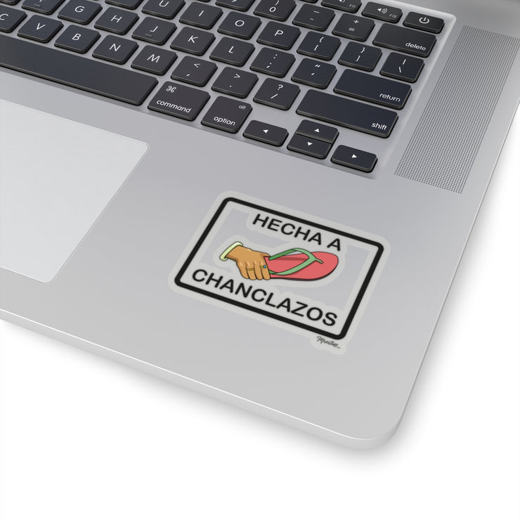 Hecha a Chanclazos Sticker