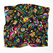 Alma Mia Festive Birds Hispanic Pattern Silk Scarf