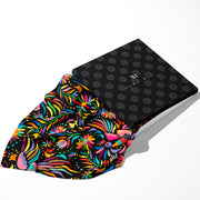 Alma Mia Festive Birds Hispanic Pattern Silk Scarf