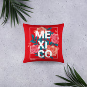 Mexi-Rosas Stuffed Pillow
