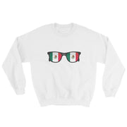 Mexican Flag Sunglasses Unisex Sweatshirt