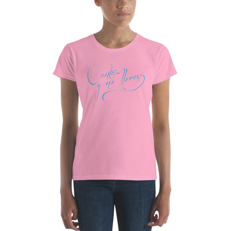 Canta Y No Llores Women's Premium Tee