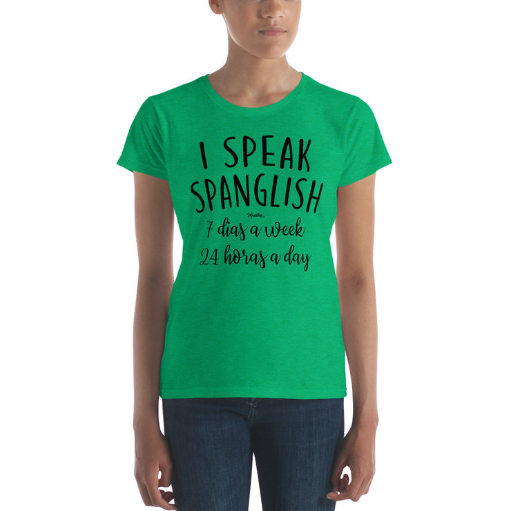 I Speak Spanglish Women's Premium Tee