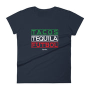 Tacos, Tequila y Futbol Premium Tee