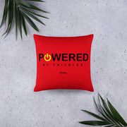 Powered by Frijoles Stuffed Pillow