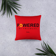 Powered by Frijoles Stuffed Pillow