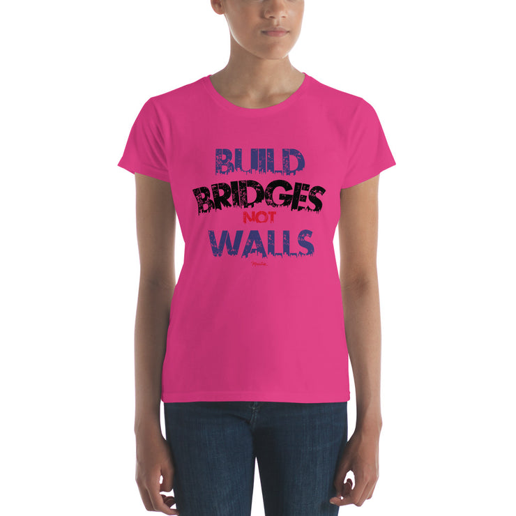 Build Bridges Not Walls Women' Premium Tee