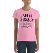 I Speak Spanglish Women's Premium Tee