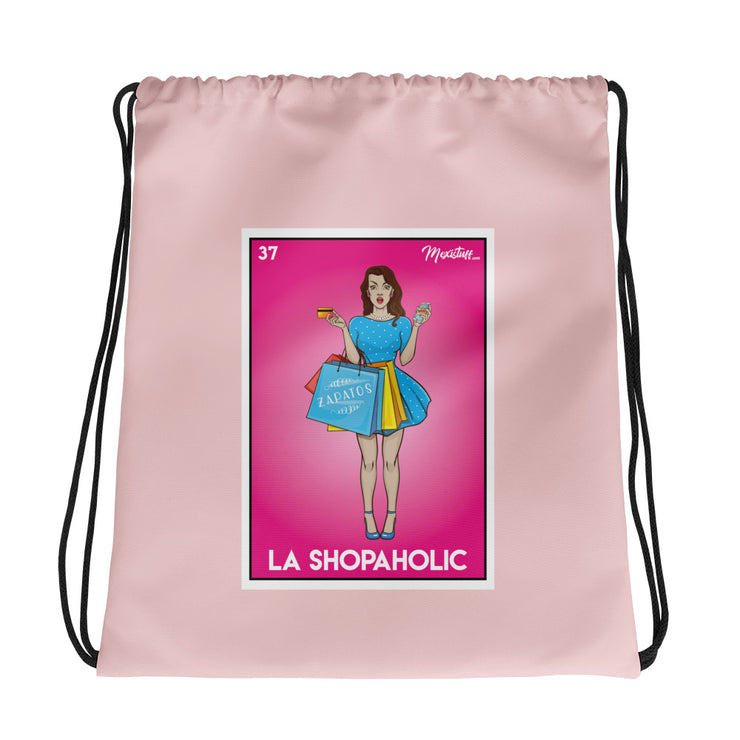 La Shopaholic Drawstring bag