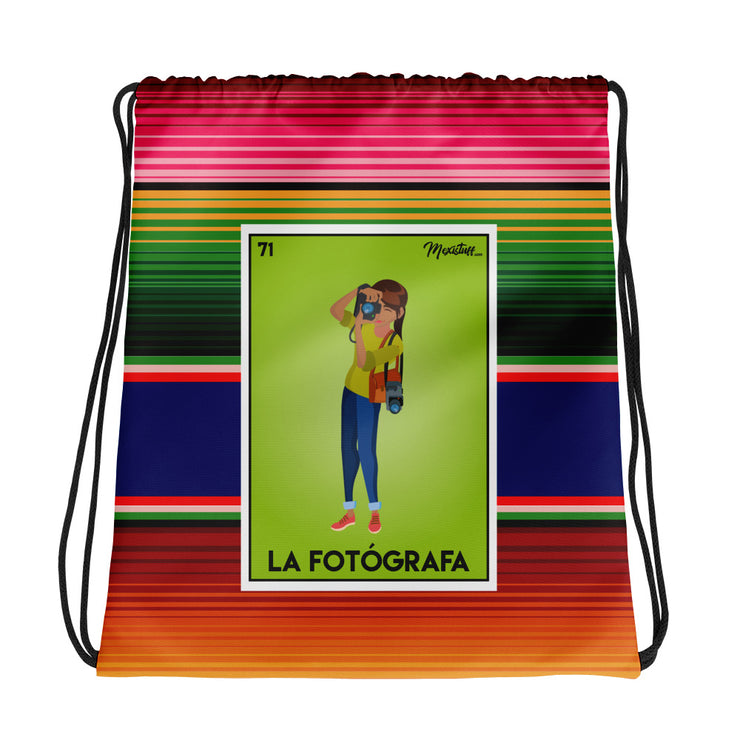 La Fotografa Drawstring bag