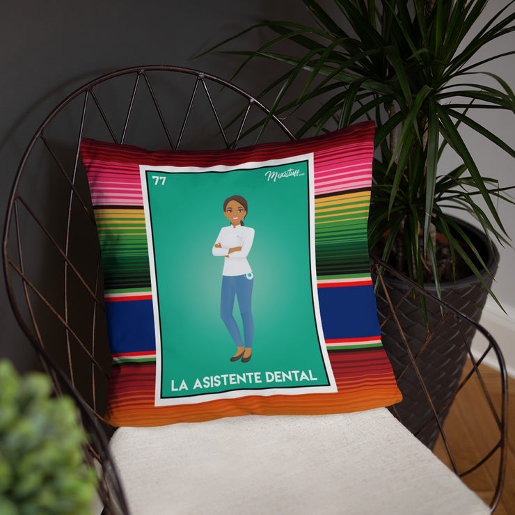 La Asistente Dental Stuffed Pillow