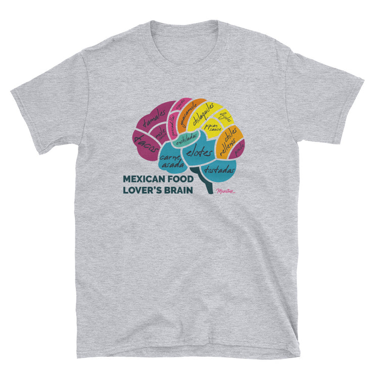 Mexican Food Lover´s Brain Unisex Tee