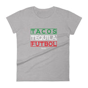 Tacos, Tequila y Futbol Premium Tee