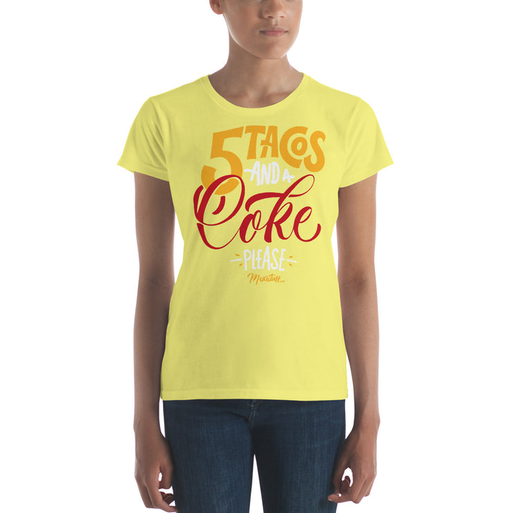 5 Tacos And A Coke Women's Premium Tee