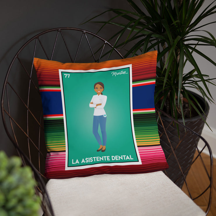 La Asistente Dental Stuffed Pillow