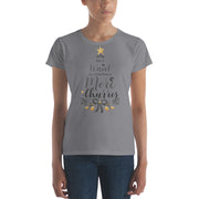 All I Want For Christmas Is More Churros Women's Premium Tee