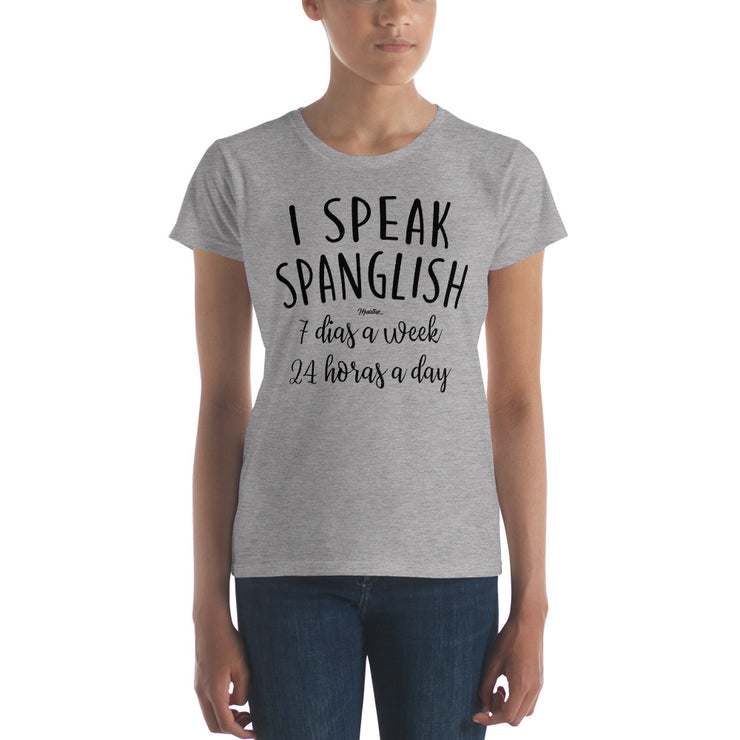 I Speak Spanglish Women's Premium Tee