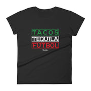 Tacos, Tequila y Futbol Premium Tee